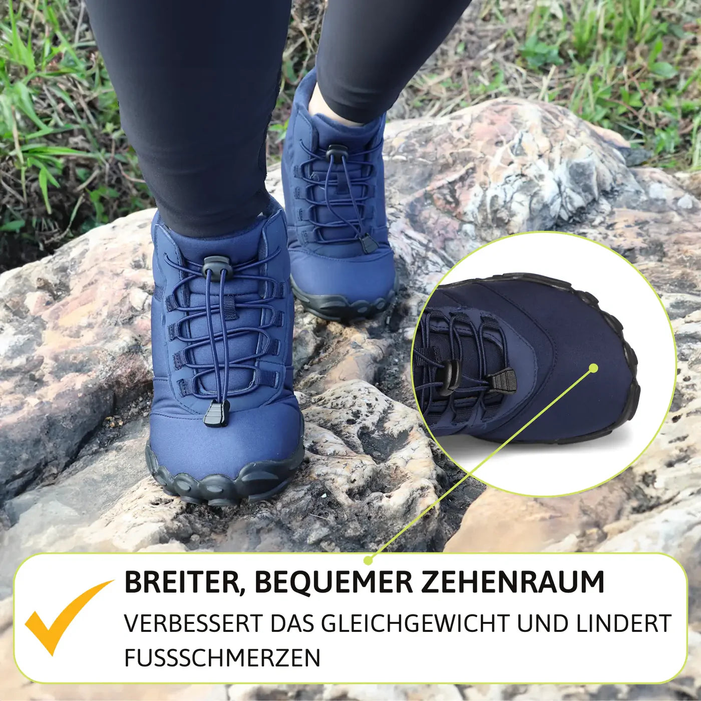Polar - Rutschfeste & wasserabweisende Winter-Barfußschuhe (Unisex)