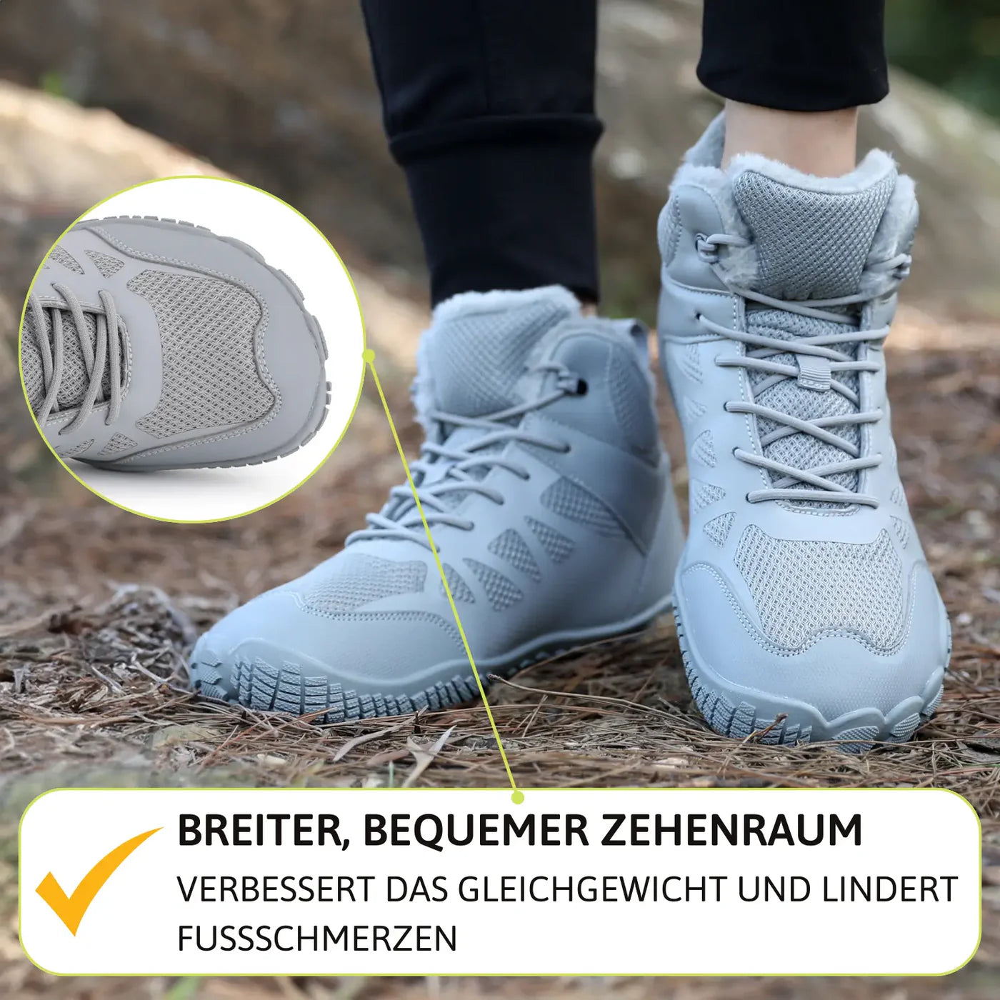 Frostline Max - Warme und wasserabweisende Barfußschuhe