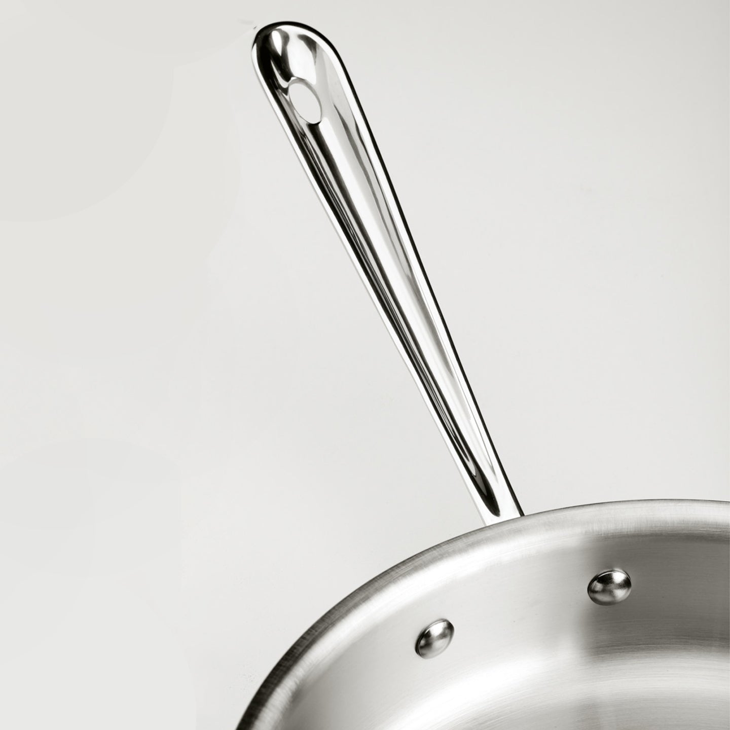 Professional-grade stainless steel cookware in 6-piece All-Clad D3 TriPly set