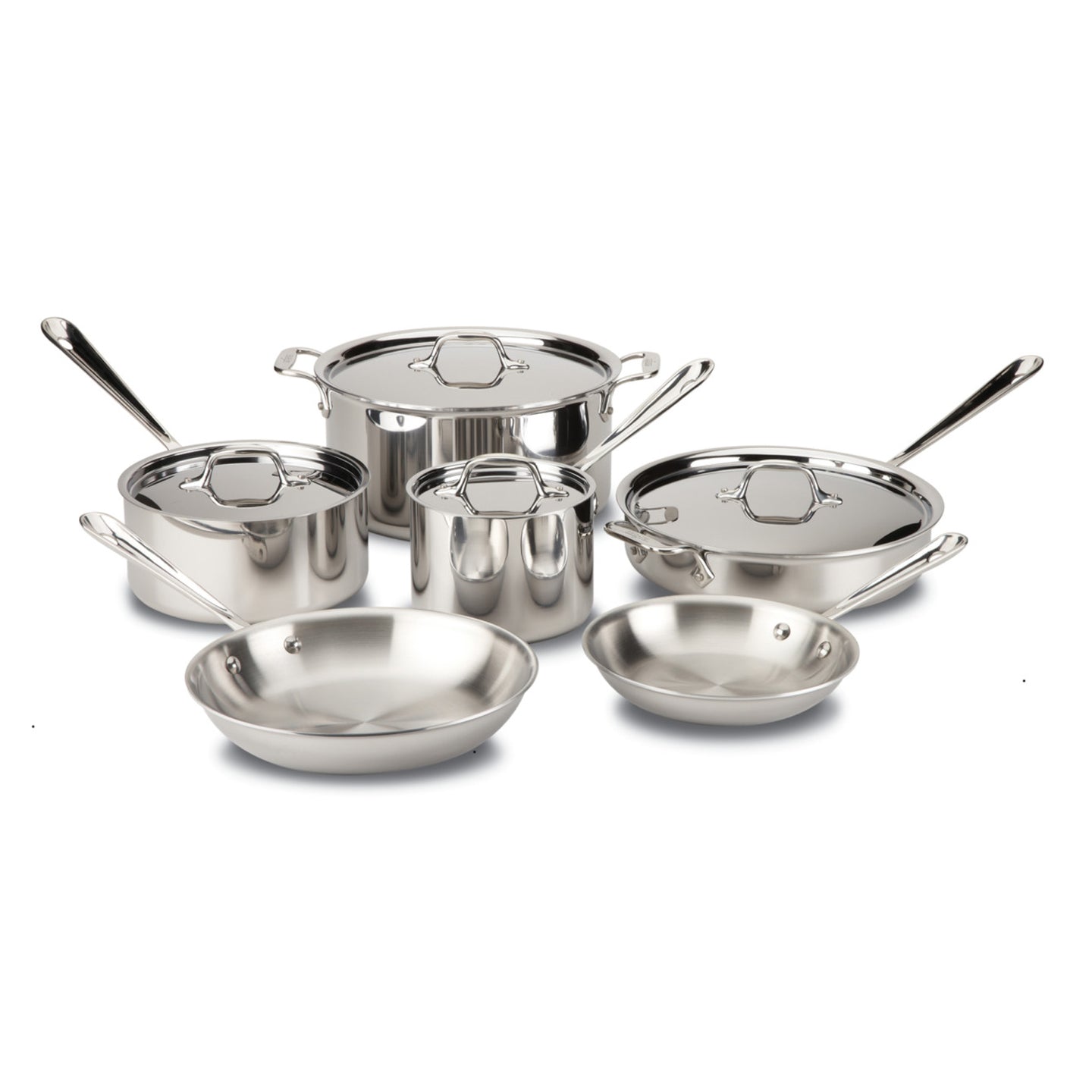 All-Clad D3 TriPly stainless steel cookware 6-piece set