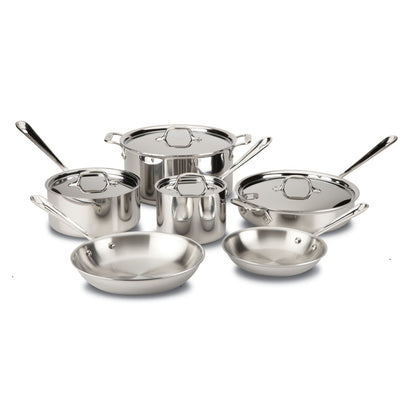 All-Clad D3 TriPly stainless steel cookware 6-piece set