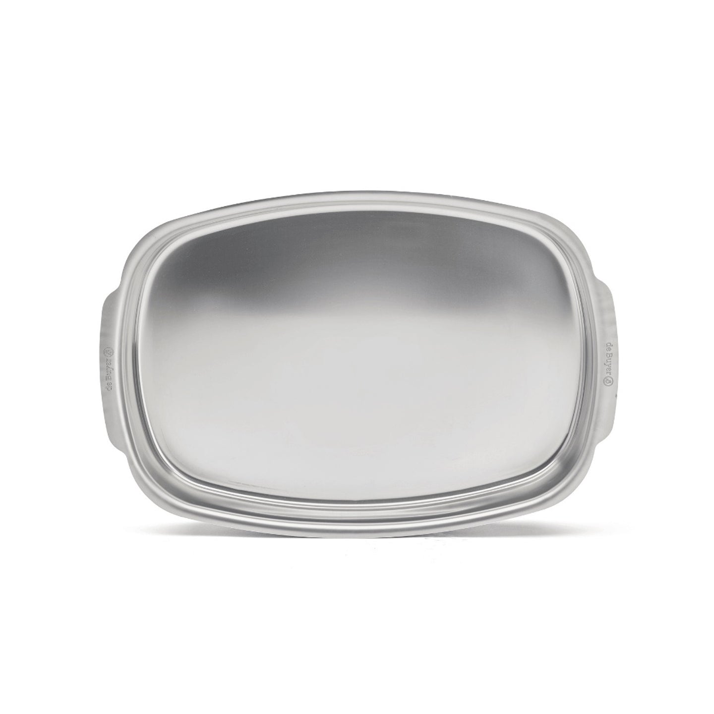 Detail of De Buyer Stainless Steel Roasting Pan Set handles