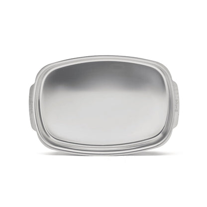 Detail of De Buyer Stainless Steel Roasting Pan Set handles