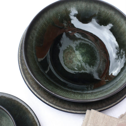 Jars Tourron Pasta Plate / 23cm / Samoa / Black
