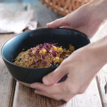 Kinto Ceramic Lab Bowl / Black