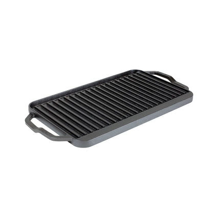 Detail of Lodge Chef Collection reversible non-stick griddle, 50x25cm