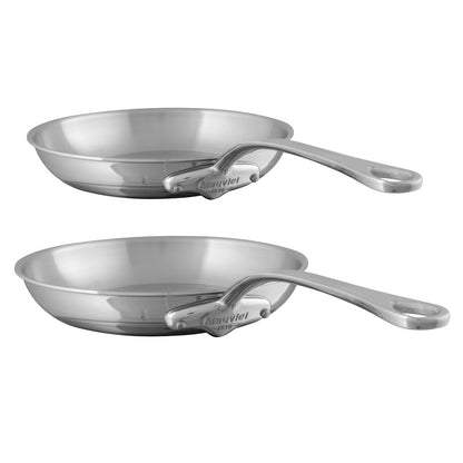 Mauviel M'Cook 2-piece non-stick frying pan set for professional cooking, durable and heat-resistant