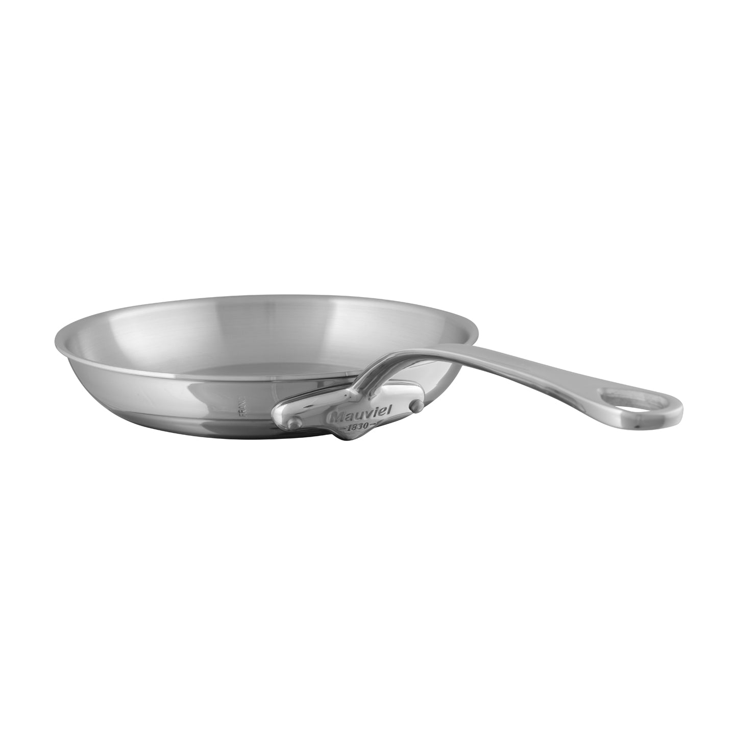 Professional-grade copper M'Cook Frying Pan by Mauviel, expertly crafted for culinary excellence